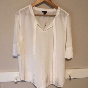 NWT Ann Taylor Tie neck Blouse